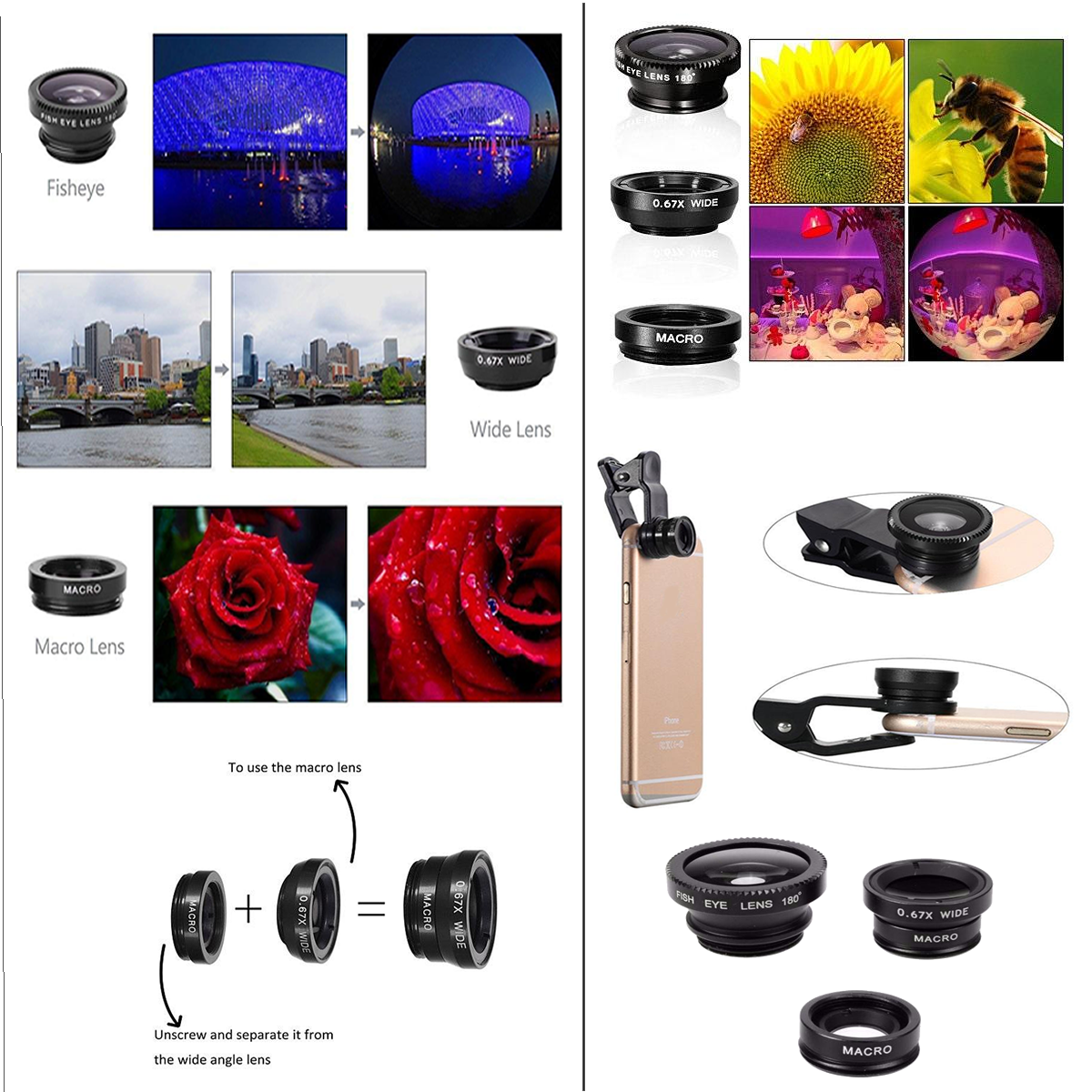 11 in 1 Smartphone Camera Lens Kit