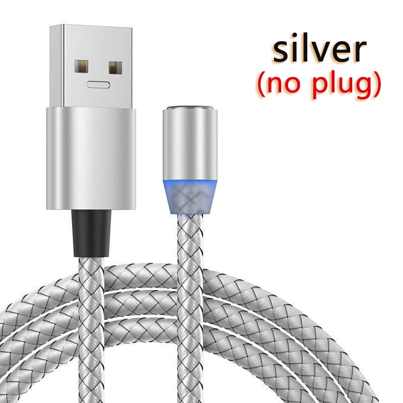 Magnetic  Data Cable for iPhone & Android, Fast Charging, Micro USB/iPhone/Type C (Tips and Cords sold Separately)