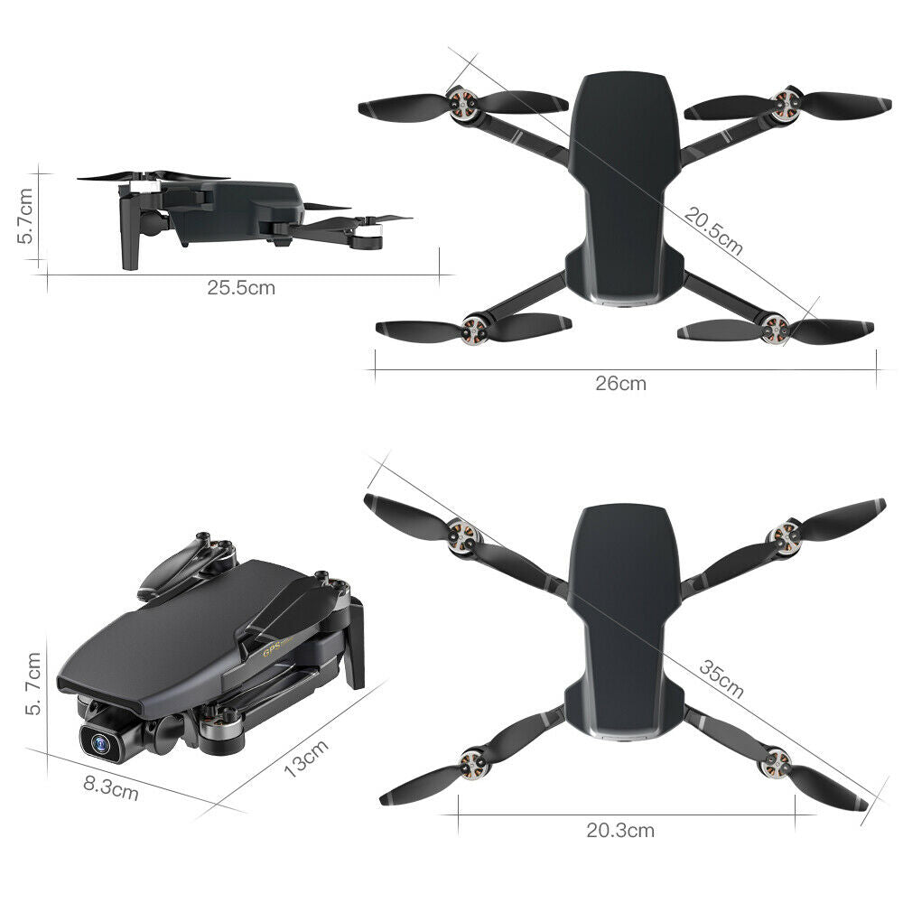 SG108 Foldable 4K WiFi GPS 5G Drone FPV HD Cam Quadcopter